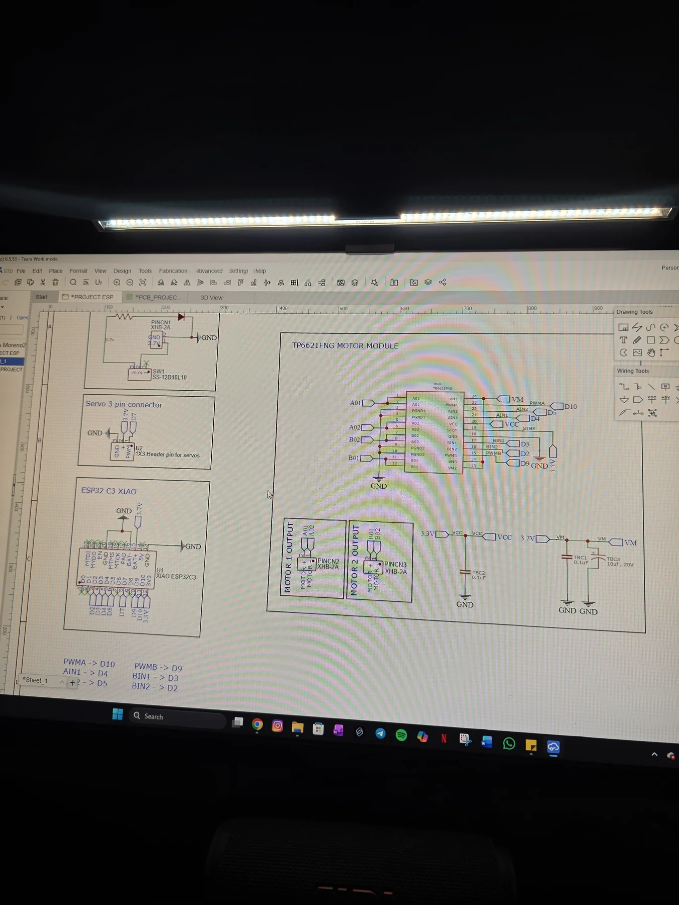 EasyEDA schematic